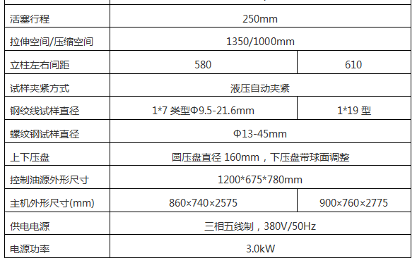 液壓式螺紋鋼拉伸強度試驗機